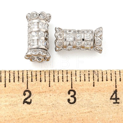 925 Sterling Silver with Rhinestone Screw Clasps STER-B005-41A-P-1