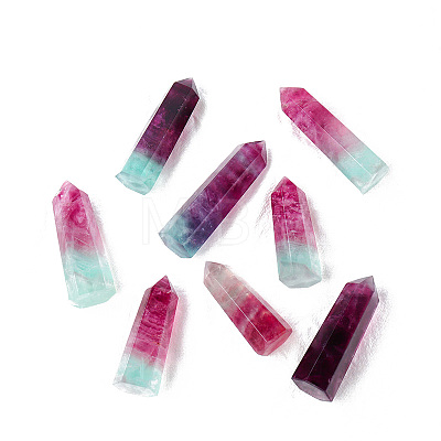 Point Tower Natural Fluorite Healing Stone Wands PW-WG85026-01-1