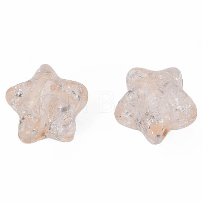 Transparent Crackle Acrylic Beads CACR-N006-13-A01-1