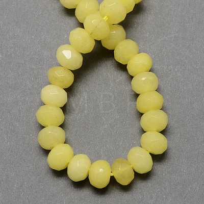 Natural White Jade Beads X-G-R171-4x6mm-M-1