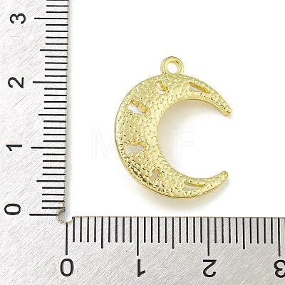 Zinc Alloy Acrylic Pearl Pendants PALLOY-F310-06G-02-1