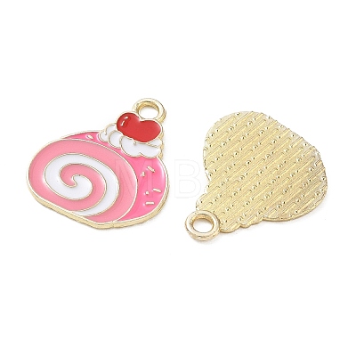 Alloy Enamel Pendants AL-CBA4666-02K-1