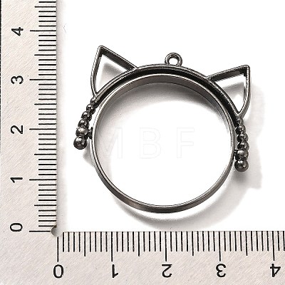 Alloy Open Back Bezel Pendants PALLOY-I223-06B-1