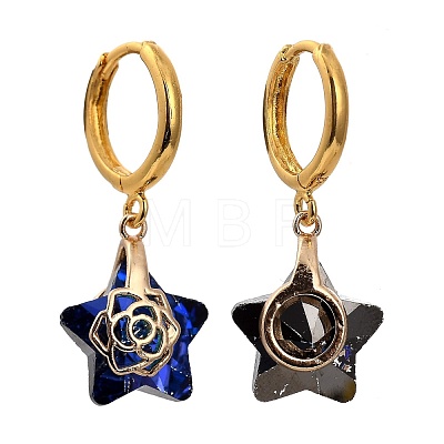 Electroplate Star Glass Jewelry Sets SJEW-JS01120-02-1