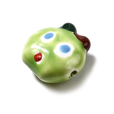 Handmade Porcelain Beads PORC-D024-01B-1