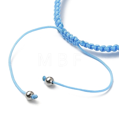 Stainless Steel Heart Charm Bracelet BJEW-JB09506-1