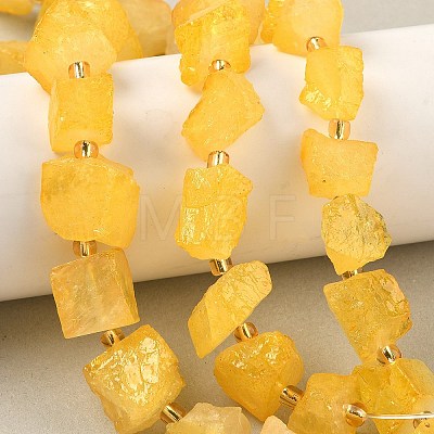 Raw Rough Natural Quartz Crystal Beads Strands G-Z131-J01-10-1