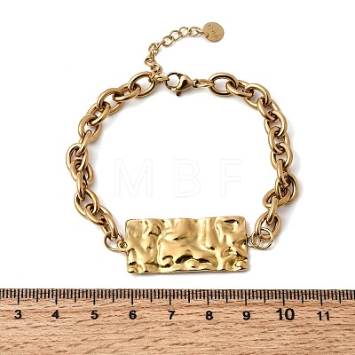 Women's 304 Stainless Steel Bracelets BJEW-K264-02A-G-1
