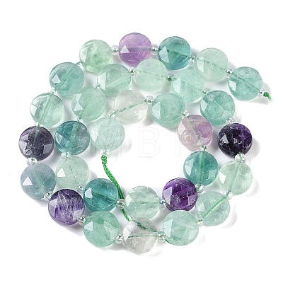 Natural Fluorite Beads Strands G-N342-04-1