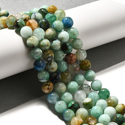 Natural Chrysocolla Beads Strands G-F784-A01-01-1