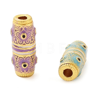 Alloy Enamel Beads ENAM-M008-08G-1