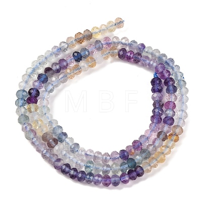 Natural Fluorite Beads Strands G-F770-D08-03-1