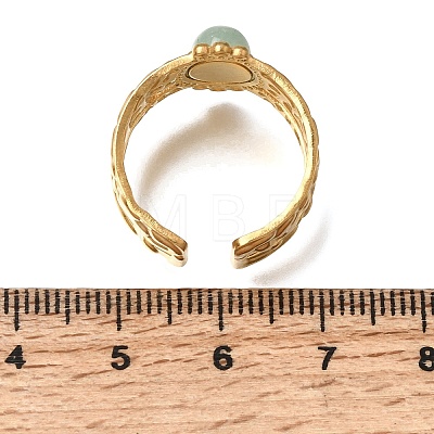 304 Stainless Steel Cuff Open Rings RJEW-F213-02G-09-1