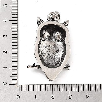Retro 304 Stainless Steel Pendants STAS-I205-08AS-1