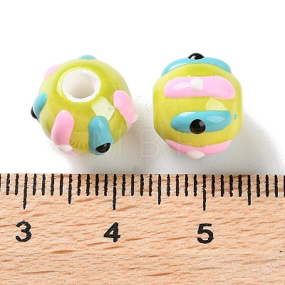 Handmade Porcelain Beads Strands PORC-L078-01D-1