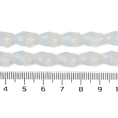 Electroplate Imitation Jade Glass Beads Strands EGLA-N013-J4mm-D02-1