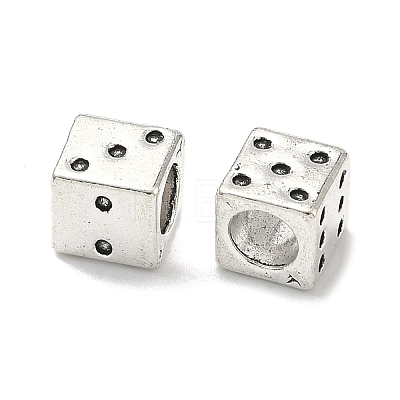 Tibetan Style Alloy European Beads TIBE-Q050-132AS-LF-1