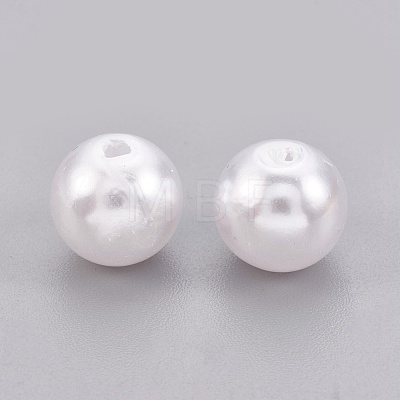 ABS Plastic Imitation Pearl Beads X-KY-G009-12mm-03-1