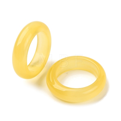 Cat Eye Finger Rings RJEW-G363-01B-16-1