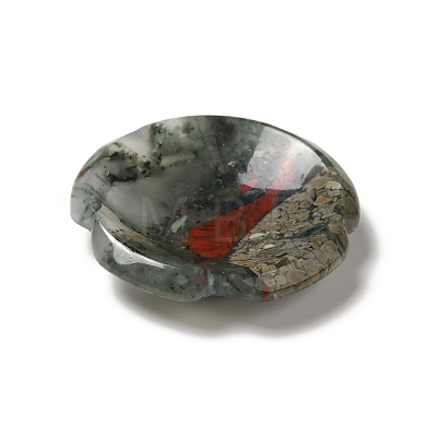 Natural Bloodstone Worry Stones G-E586-01T-1