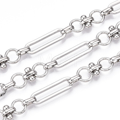 Iron Oval & Round Ring Link Chains CH-N004-04P-1