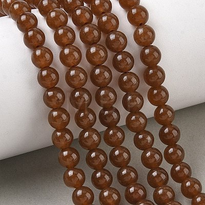 Dyed Natural White Jade Beads Strands GG-CBA9281-B02-6mm-1