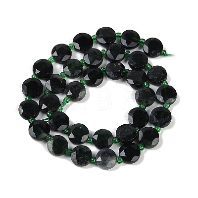 Natural Black Jade Beads Strands G-C116-A54-01-1