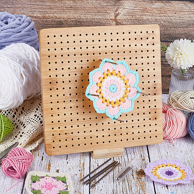 Square Bamboo Crochet Blocking Board DIY-WH0002-62C-1