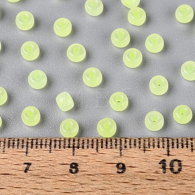 6/0 Transparent Inside Colours Glass Seed Beads SEED-N008-08U-1