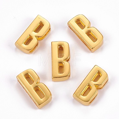 Alloy Slide Charms PALLOY-I201-01G-B-1