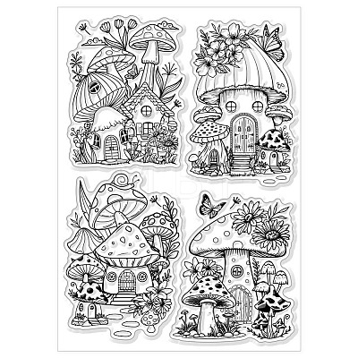 PVC Plastic Clear Stamps DIY-WH0631-0135-1