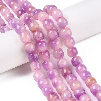 Dyed Natural White Jade Beads Strands G-T138-D04-1