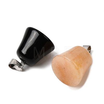 Natural Mixed Gemstone Pendants G-D366-02P-1