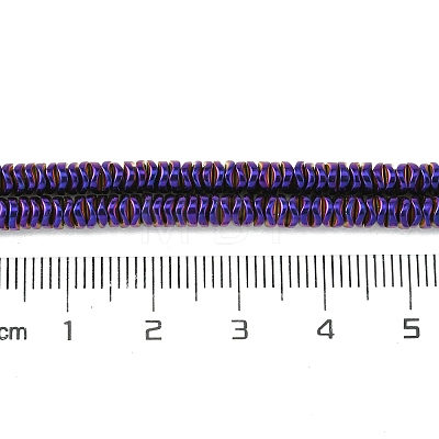 Electroplated Synthetic Non-Magnetic Hematite Beads Strands G-H020-M01-08-1