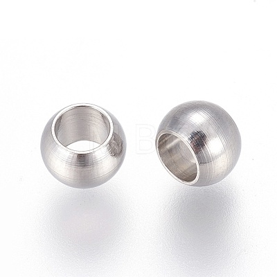 202 Stainless Steel Beads STAS-F170-04P-A-1