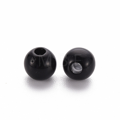 Opaque Acrylic Beads MACR-S370-C6mm-S002-1