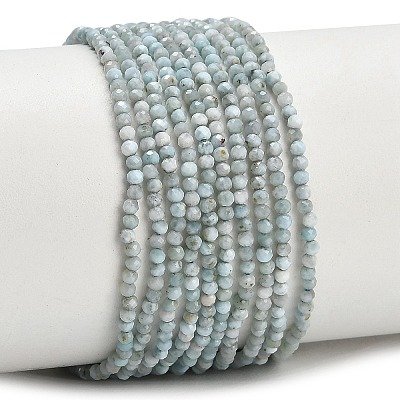 Natural Larimar Beads Strands GG-CBA77FB-B04-2mm-1