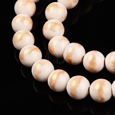 Natural Mashan Jade Beads Strands G-A255-A01-04I-1