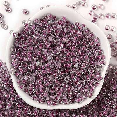 Transparent Inside Colours Glass Seed Beads X1-SEED-A032-04N-1