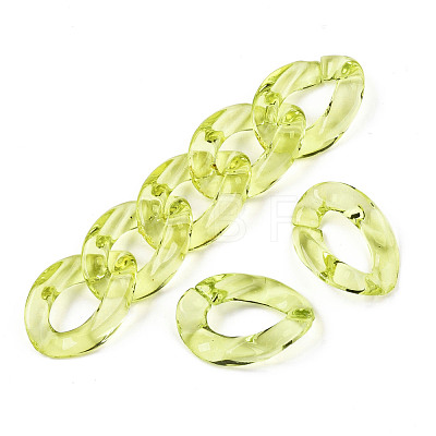 Transparent Acrylic Linking Rings OACR-S036-001A-J03-1