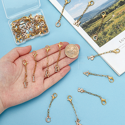 26Pcs Alloy Rhinestone Pendant Decorations HJEW-PH02535-1