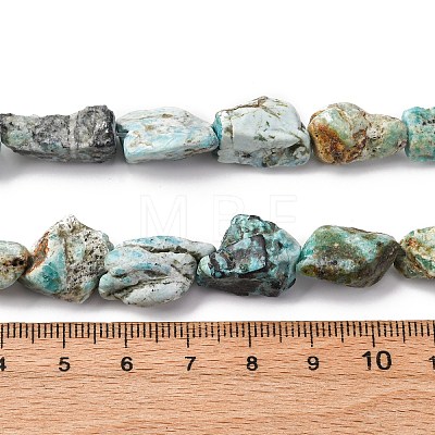 Raw Rough Natural Variscite Beads Strands G-L624-B02-A-1