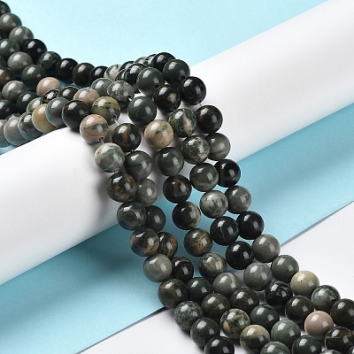 Natural Wood Lace Stone Beads Strands G-P497-02B-01-1