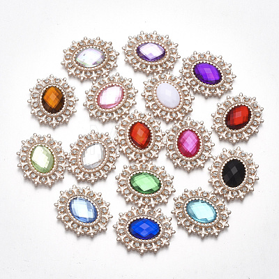 Alloy Cabochons PALLOY-T066-12-1