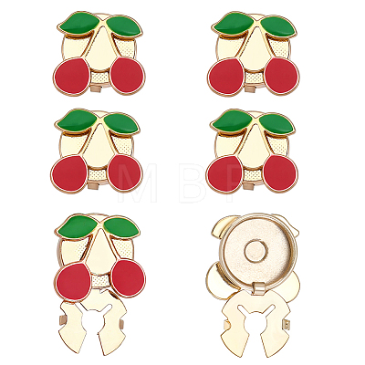 6Pcs Zinc Alloy Cufflinks BUTT-ME0001-53-1