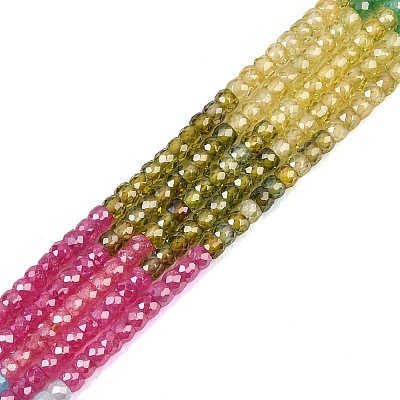Cubic Zirconia Beads Strands ZIRC-P125-2x3mm-07-1