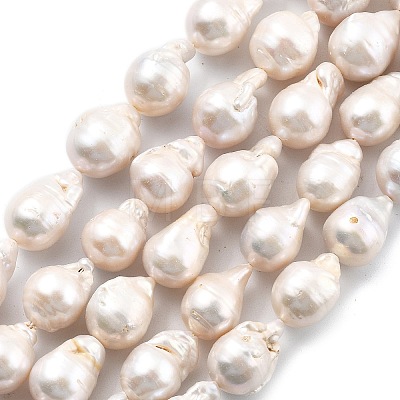 Natural Nucleated Pearl Beads Strands PEAR-B004-15I-04A-1