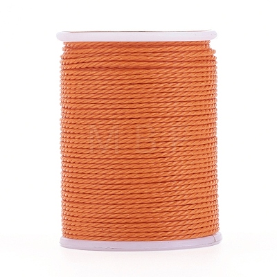 Round Waxed Polyester Cord X-YC-G006-01-1.0mm-07-1