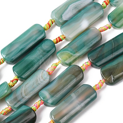 Natural Agate Beads Strands G-H342-B03-01-1