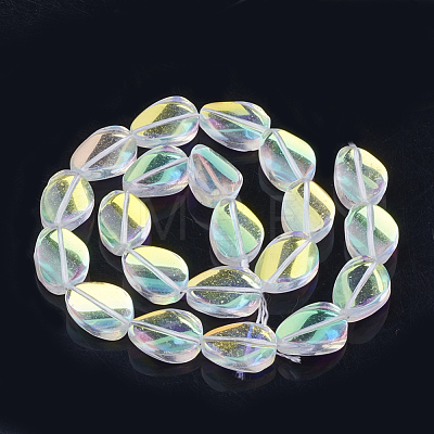 Synthetic Moonstone Beads Strands G-S285-01-1